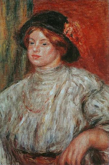 Pierre Auguste Renoir Gabrielle au chapeau oil painting picture